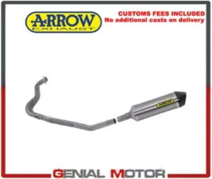 排気システム アローレーシング チタンレーステール カーボン カワサキ Z 400 2019 2020 Exhaust System Arrow Racing Titanium Race Tail Carbon Kawasaki Z 400 2019 2020