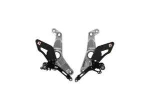 ���߉\�ȃ��A�Z�b�g �V���o�[�u���b�N Ducabike Ducati Monster 1200 R 2016 - 2019�p Adjustable Rearset Silver-black Ducabike For Ducati Monster 1200 R 2016 - 2019 �y���s�A���i�z
