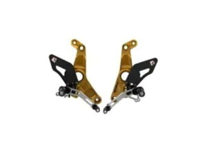 ���߉\�ȃ��A�Z�b�g �S�[���h�V���o�[ Ducabike Ducati Monster 1200 R 2016 - 2019�p Adjustable Rearset Gold-silver Ducabike For Ducati Monster 1200 R 2016 - 2019 �y���s�A���i�z