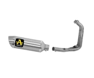 フルエキゾースト アロー TH AC ヘッダー E5 ロー ヤマハ トレーサー 7 2021 - 2023 Full Exhaust Arrow Th Ac Headers E5 Low Yamaha Tracer 7 2021 - 2023