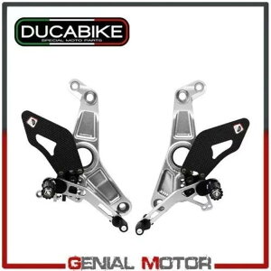 �v���b�g�t�H�[�� �����\�ȃV���o�[�V���o�[ Ducabike Ducati Monster 1200 R 2019 Platforms Adjustable Silver-Silver Ducabike Ducati Monster 1200 R 2019 �y���s�A���i�z