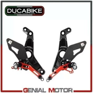 �v���b�g�t�H�[�� �����\ �u���b�N���b�h PRM12R01DA Ducabike Ducati Monster 1200 R 2019 Platforms Adjustable Black-Red PRM12R01DA Ducabike Ducati Monster 1200 R 2019 �y���s�A���i�z