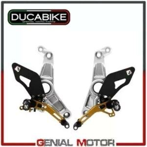 �v���b�g�t�H�[�� �����\ �V���o�[ �S�[���h PRM12R01EB Ducabike Ducati Monster 1200 R 2019 Platforms Adjustable Silver-Gold PRM12R01EB Ducabike Ducati Monster 1200 R 2019 �y���s�A���i�z