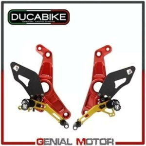 �v���b�g�t�H�[�� �����\ ���b�h�S�[���h PRM1202AB Ducabike Ducati Supersport 2017 - 2019 Platforms Adjustable Red-Gold PRM1202AB Ducabike Ducati Supersport 2017 - 2019 �y���s�A���i�z