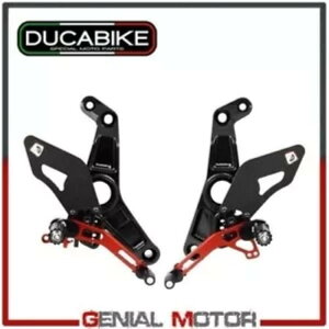 �v���b�g�t�H�[�� �����\ �u���b�N���b�h PRM1202DA Ducabike Ducati Supersport 2017 - 2019 Platforms Adjustable Black-Red PRM1202DA Ducabike Ducati Supersport 2017 - 2019 �y���s�A���i�z