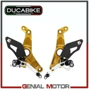 �v���b�g�t�H�[�� �����\�ȃS�[���h�V���o�[ Ducabike Ducati Monster 821 2017 - 2019 Platforms Adjustable Gold-Silver Ducabike Ducati Monster 821 2017 - 2019 �y���s�A���i�z