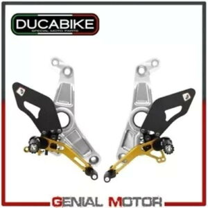 �v���b�g�t�H�[�� �����\�ȃV���o�[�S�[���h Ducabike Ducati Monster 821 2017 - 2019 Platforms Adjustable Silver-Gold Ducabike Ducati Monster 821 2017 - 2019 �y���s�A���i�z