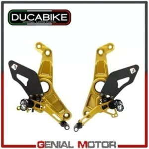 �v���b�g�t�H�[�� �����\�ȃS�[���h�S�[���h Ducabike Ducati Monster 1200 S 2017 - 2019 Platforms Adjustable Gold-Gold Ducabike Ducati Monster 1200 S 2017 - 2019 �y���s�A���i�z