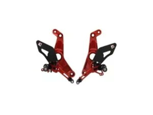 ���߉\�ȃ��A�Z�b�g ���b�h���b�h Ducabike Ducati Supersport 950 2021 - 2023�p Adjustable Rearset Red-red Ducabike For Ducati Supersport 950 2021 - 2023 �y���s�A���i�z