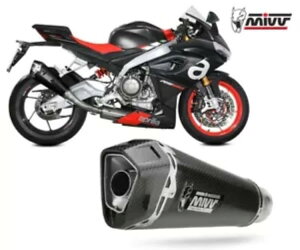 Mivv tGL][Xg inox DELTA RACE Carbon Highfor APRILIA RS 660 2020 - 2023 Mivv Full Exhaust inox DELTA RACE Carbon Highfor APRILIA RS 660 2020 - 2023