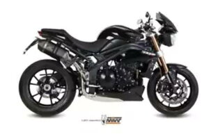 Mivv FGL][Xg}t[ Xs[hGbW ubN H gCAt Spd Triple 2011 - 2015 Mivv Approved Exhaust Mufflers Speed Edge Black H Triumph Spd Triple 2011 - 2015