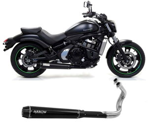 tGL][Xg A[x _[NA~Lbv X`[ubN JTL oJ S 650 2021 2023 Full Exhaust Arrow Rebel Dark Alu Cap Steel Blac KAWASAKI VULCAN S 650 2021 2023