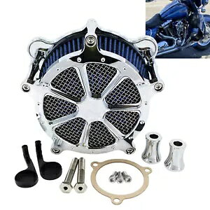N[GAN[i[Ce[NtB^[n[[c[O[hLOXg[gOCh08-16p Chrome Air Cleaner Intake Filter For Harley Touring Road King Street Glide 08-16