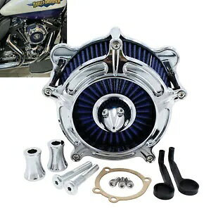 CNC N[GAN[i[Ce[NtB^[n[[c[O\teCiCggC_Cip CNC Chrome Air Cleaner Intake Filter For Harley Touring Softail Night Train Dyna