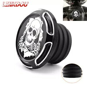 CNC RKX^NLbvJo[xgn[[[hLO\teCX|[cX^[ 883 XL CNC Fuel Gas Tank Cap Cover Vented For Harley Road King Softail Sportster 883 XL