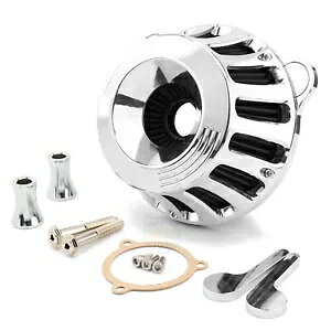 N[GAN[i[Ce[NtB^[n[[c[O[hLOXg[gOCh08-16p Chrome Air Cleaner Intake Filter For Harley Touring Road King Street Glide 08-16