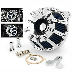 N[ GA N[i[ Ce[N tB^[ n[[ 08-16 c[O Xg[g OCh [hLOp Chrome Air Cleaner Intake Filter For Harley 08-16 Touring Street Glide Road King