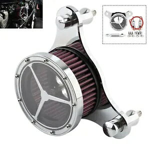 N[GAN[i[Ce[NtB^[n[[c[O[hLO_Ci\teC93-15p Chrome Air Cleaner Intake Filter For Harley Touring Road King Dyna Softail 93-15