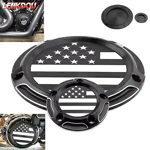 č_[r[Jo[^C~O^C}[Jo[n[[c[O\teC_Ci 1999-2017 US Flag Derby Cover Timing Timer Cover For Harley Touring Softail Dyna 1999-2017
