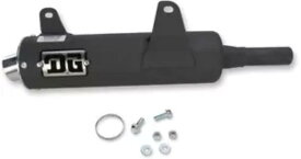 DG RCM II スポーツ シリーズ ブラック スチール スリップオン エキゾースト (051-8750) DG RCM II Sport Series Black Steel Slip-On Exhaust (051-8750)