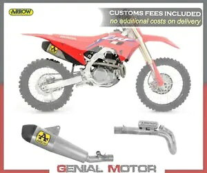 �t���G�L�]�[�X�g �A���[ ���[�X�e�b�N ���[�V���O �`�^�� �z���_ CRF 450 R 2021 Full Exhaust Arrow Race-tech Racing Titanium Honda Crf 450 R 2021 �y���s�A���i�z