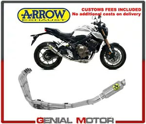 GL][XgVXeFς Arrow Collect Racing GP2 Titan Honda CB 650 R 2019 2020 Exhaust System Approved Arrow Collect Racing Gp2 Titan Honda CB 650 R 2019 2020