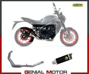 フルエキゾースト キャット アロー サンダー ブラック アルミ ヤマハ MT-09 2021 Full Exhaust Kat Arrow Thunder Black Aluminum Yamaha Mt-09 2021