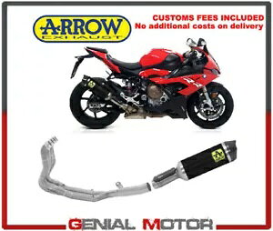 rCVXe A[ A~ ubN RaceTech e[pCv Lu BMW S 1000 RR 2019 2020 Exhaust System Arrow Alum Black RaceTech Tail Pipe Carb BMW S 1000 RR 2019 2020