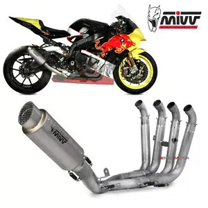 tGL][Xg X`[ MIVV Rv[g XeX VXe BMW S 1000 RR 2017 - 2018-p Full Exhaust Steel MIVV Complete Stainless System for BMW S 1000 RR 2017 - 2018-