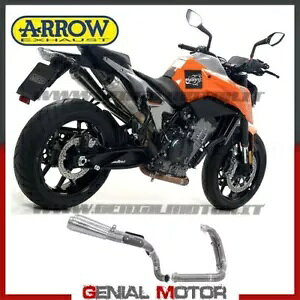 �t���G�L�]�[�X�g 2 �T�C�����T�[�t�� Arrow Pro Race �`�^�� KTM 890 R Duke 2020 20�p Full Exhaust with 2 Silencers Arrow Pro Race Titanium for KTM 890 R Duke 2020 20 �y���s�A���i�z