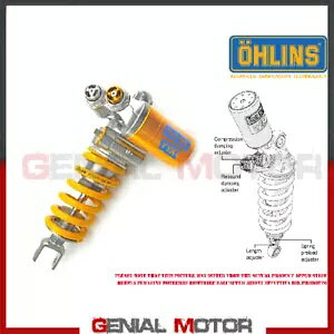 �I�[�����Y �V���b�N�A�u�\�[�o�[ TTX GP �h�D�J�e�B �p�j�K�[�� V2 2020 DU 569 Ohlins Shock Absorber TTX GP Ducati Panigale V2 2020 DU 569 �y���s�A���i�z