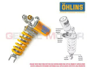 �I�[�����Y �V���b�N�A�u�\�[�o�[ TTX GP �h�D�J�e�B �X�g���[�g�t�@�C�^�[ V2 2022 - 2023 DU 569 Ohlins Shock Absorber TTX GP Ducati Streetfighter V2 2022 - 2023 DU 569 �y���s�A���i�z