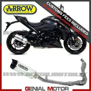 �t���G�L�]�[�X�g �A���[���[�X�e�b�N AK �A���~�j�E�� �X�Y�L GSX-S 1000 2017 - 2020 Full Exhaust Arrow Race tech AK Aluminium Suzuki Gsx-S 1000 2017 - 2020 �y���s�A���i�z