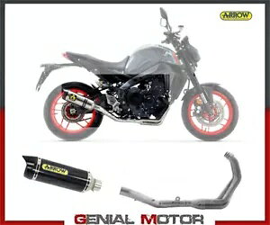 フルエキゾースト キャット アロー サンダー カーボン ヤマハ Mt-09 2021 Full Exhaust Kat Arrow Thunder Carbon Yamaha Mt-09 2021