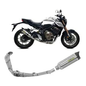2019 z_ CB650R Av A[ ^C^ T_[ F J[{ tGL][Xg - 2023- 2019 Honda CB650R Appro Arrow Titan Thunder F Carbon Full Exhaust - 2023-
