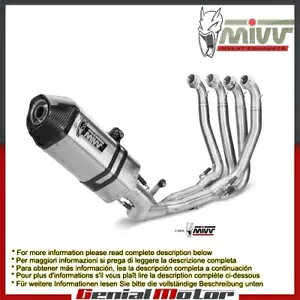 Mivv Evo Rv[g VXe Xs[h GbW `^ JTL Zx-10 R 2011 - 2015p Mivv Evo Complete System Speed Edge Titanium for Kawasaki Zx-10 R 2011 - 2015
