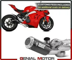 �R���v���[�g�G�L�]�[�X�g MIVV MK3 �J�[�{�� DUCATI PANIGALE V4 2018 - 2022 �p Complete Exhaust MIVV MK3 Carbon for DUCATI PANIGALE V4 2018 - 2022 �y���s�A���i�z