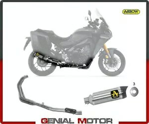 2021 A[T_[ YAMAHA TRACER 9 GT ΒYG}Rv[gGL][XgVXe- 2021 Arrow Thunder YAMAHA TRACER 9 GT Coal Catalyzed Complete Exhaust System-