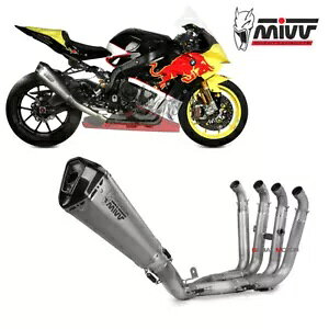Mivv Evo Complete System tVXe `^ BMW S 1000 RR 2017 - 2018p Mivv Evo Complete System Full system Titanium for BMW S 1000 RR 2017 - 2018