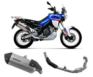 Arrow SONORA tGL][Xg Tita F Carb AvA gDAO 660 2022 - 2023- Arrow SONORA Full Exhaust in Tita F Carb for Aprilia Tuareg 660 2022 - 2023-