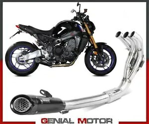 Mivv Rv[gtGL][Xg X-M5 ubNCmbNXubN }n MT 09 2021 - 2023p Mivv Complete full exhaust X-M5 Black Inox black for YAMAHA MT 09 2021 - 2023