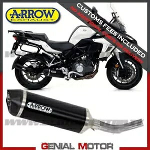 GL][Xg + N Kat Kat Arrow R. Tech AKN Alu B Benelli Trk 502 2017 - 2020 Exhaust + Link Kat Kat Arrow R. Tech AKN Alu B Benelli Trk 502 2017 - 2020