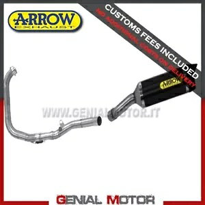 tGL][Xg A[ Xg[g Vi[ AKN A~ ubN }n Mt-03 2016 - 2019 Full Exhaust Arrow Street Thiner AKN Aluminium Black Yamaha Mt-03 2016 - 2019