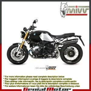 Mivv rC}t[ Suono ubN XeXX`[ nC BMW R Nine T 2014 - 2018 Mivv Exhaust Muffler Suono Black Stainless Steel High Bmw R Nine T 2014 - 2018