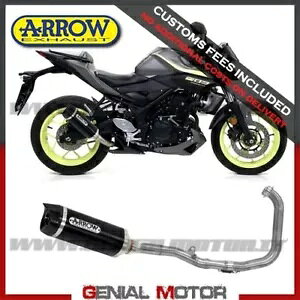 tGL][Xg A[Vi[ AKN A~ubN }n Mt-03 2018 - 2019 Full Exhaust Arrow Thiner AKN Aluminium Black Yamaha Mt-03 2018 - 2019
