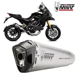 Mivv rC}t[ f^ [X CmbNX hDJeB eBXg[_ 1200 2010 - 2014 Mivv Exhaust Muffler Delta Race Inox for DUCATI MULTISTRADA 1200 2010 - 2014