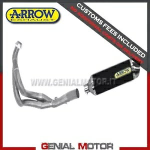 tGL][Xg A[ [XebN A~jE ubN JTL Z650 2017 - 2020 Full Exhaust Arrow Race Tech Aluminium Black Kawasaki Z650 2017 - 2020