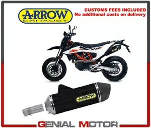 Raccordo+Exhaust Arrow Alu Blac Kat App Race Tail Carb for KTM 690 END 2019 2020 Raccordo+Exhaust Arrow Alu Blac Kat App Race Tail Carb for KTM 690 END 2019 2020