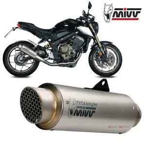 Mivv �R���v���[�g�G�L�]�[�X�g GP PRO �`�^�� HONDA CB 650 R 2019 - 2023�p Mivv Complete Exhaust GP PRO Titanium for HONDA CB 650 R 2019 - 2023