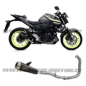 tGL][Xg A[jN ubN }n MT-03 2018 - 2019 Full Exhaust Arrow Nichro Black Yamaha Mt-03 2018 - 2019